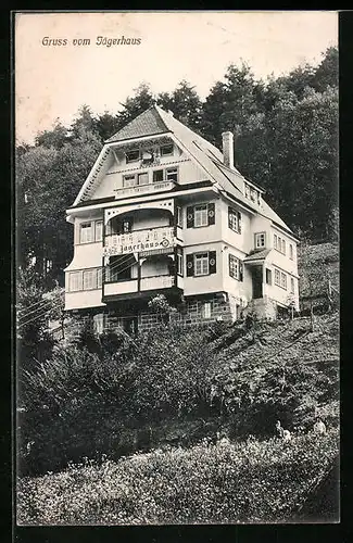 AK Herrenalb, Gasthof zum Jägerhaus
