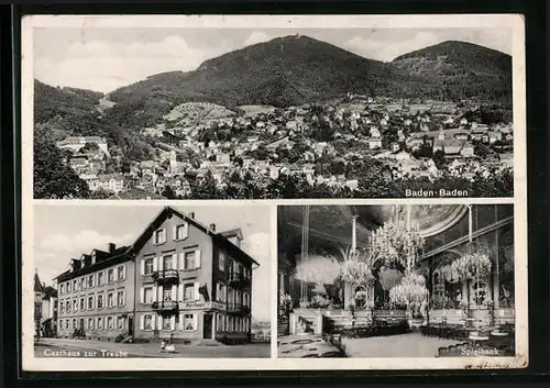 AK Baden-Baden, Gasthaus zur Traube, Spielbank