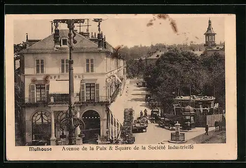 AK Mulhouse, Avenue de la Paix & Square de la Société Industrielle