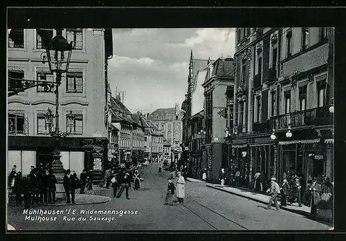 AK Mülhausen i. E., Wildemanns-Gasse