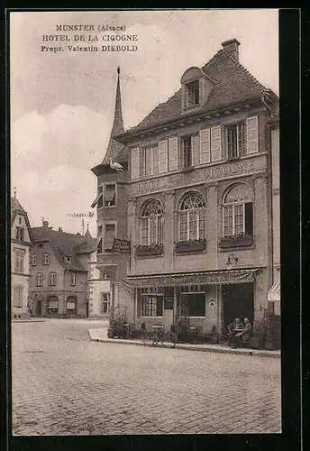 AK Münster, Hotel de La Cigogne, Inh. Valentin Diebold