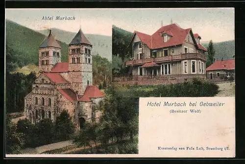 AK Gebweiler, Hotel Murbach, Inh. Wolf