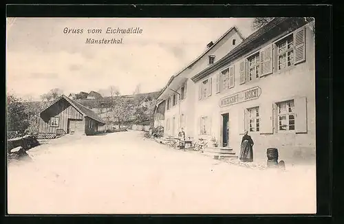 AK Sulzern / Eichwäldle i. Münstertal, Gasthaus zur schönen Aussicht