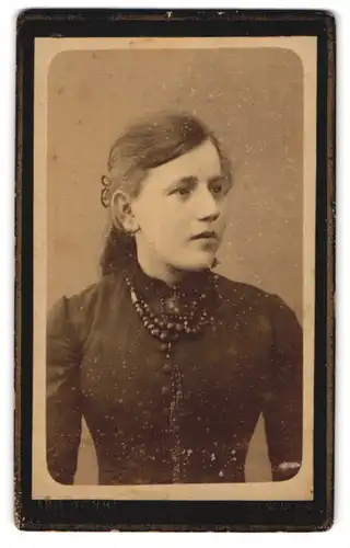 Fotografie Andreas Bönki, Grimmen, Lange Str. 264, Junge Dame im Kleid mit Halskette