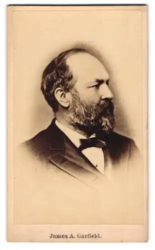 Fotografie Portrait James A. Garfield 20. Prtäsident der USA