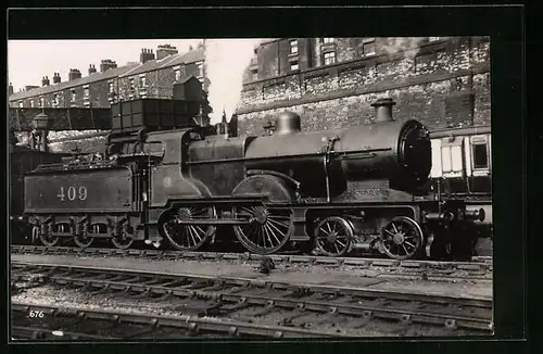 AK Lokomotive der englischen Eisenbahn Nr. 409