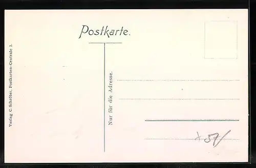 AK Mühlhausen i. Th., Ortspartie aus der Vogelschau