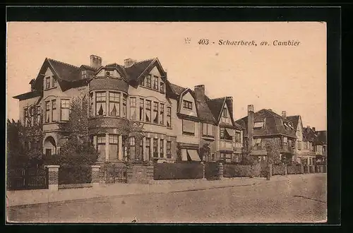 AK Brüssel / Bruxelles-Schaerbeek, Av. Cambier