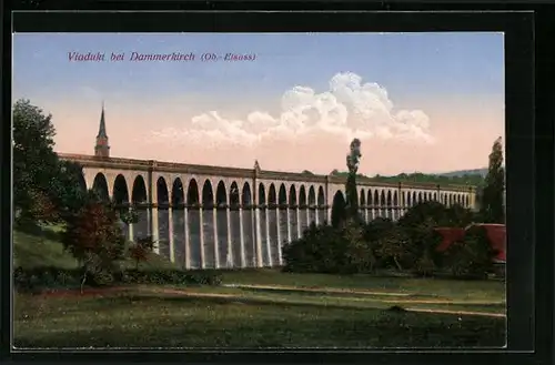AK Dammerkirch, Viadukt