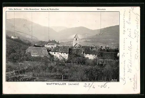 AK Wattwiller, Villa Belevue, Villa Beauséjour, Bains