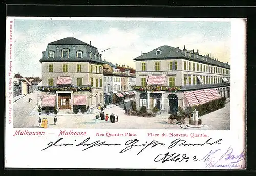 AK Mulhouse, Place du Nouveau Quartier