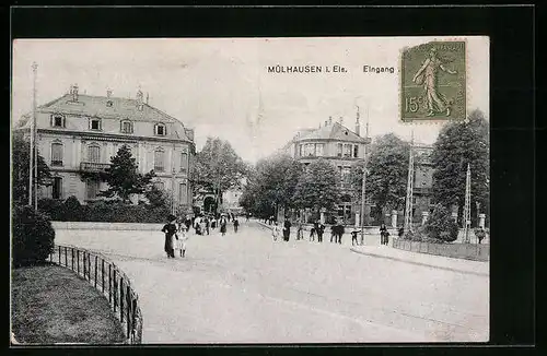 AK Mülhausen i. Els., Eingang