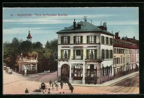 AK Mulhouse, Place du Nouveau Quartier