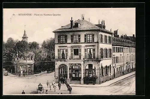 AK Mulhouse, Place du Nouveau-Quartier
