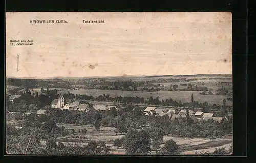 AK Heidweiler /O.-Els., Totalansicht