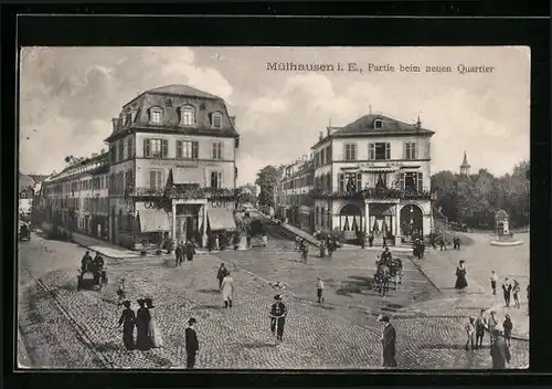 AK Mülhausen, Partie beim neuen Quartier