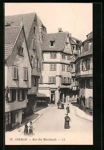 AK Colmar, Rue des Marchands