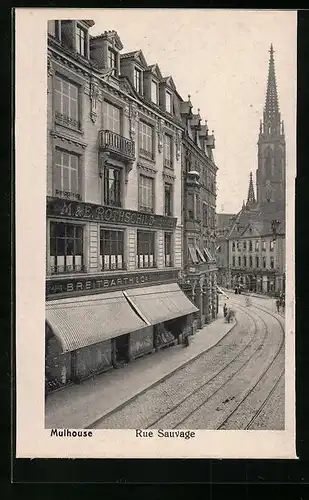 AK Mulhouse, Rue Sauvage