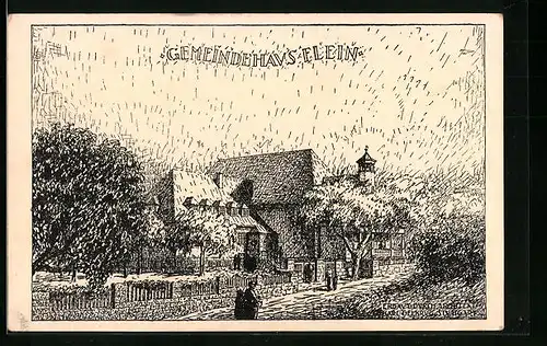 Künstler-AK Flein, Gemeindehaus