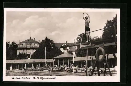AK Baden-Baden, Städt. Schwimmbad