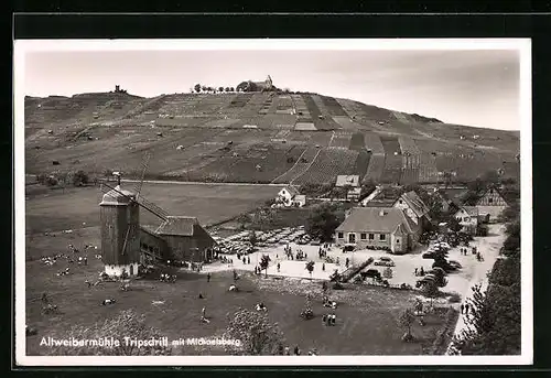 AK Cleebronn, Altweibermühle Tripsdrill mit Michaelsberg