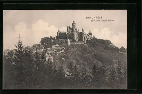 AK Braunfels, Blick vom kleinen Hoffeld