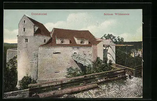 AK Wildenstein, Schloss mit Zugbrücke