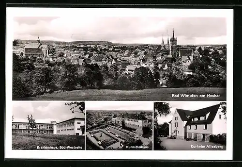AK Bad Wimpfen /Neckar, Krankenhaus, Kurmittelhaus, Kurheim Allezberg