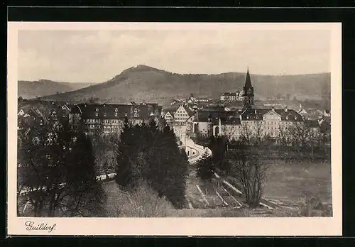 AK Gaildorf, Ortsansicht aus der Vogelschau