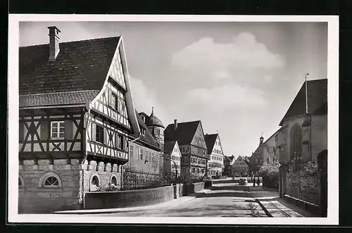 AK Gaildorf, Blick in die Schlossstrasse