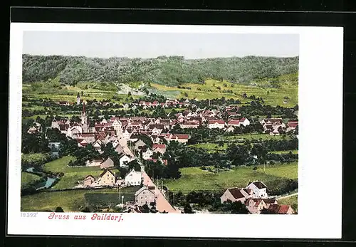 AK Gaildorf, Ortspartie aus der Vogelschau