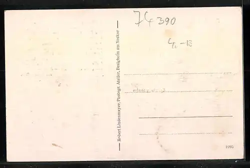 AK Freudental, Ortsansicht, Park, Erholungsheim