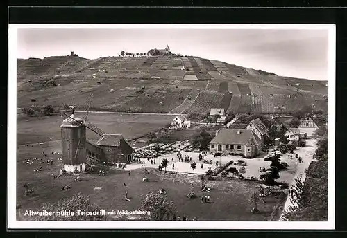 AK Brackenheim, Altweibermühle Tripsdrill mit Michaelsberg