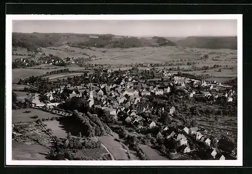 AK Gaildorf, Ortsansicht vom Flugzeug aus