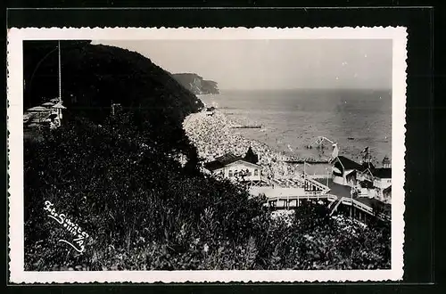 AK Sellin /Rügen, Strand aus der Vogelschau