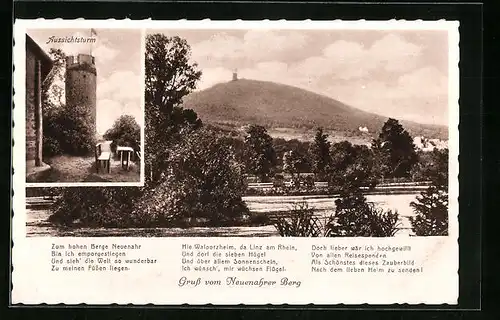 AK Bad Neuenahr, Berg mit Aussichtsturm