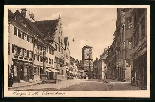 AK Wangen i. A., Herrenstrasse
