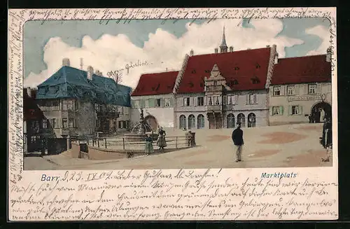 AK Barr, Marktplatz