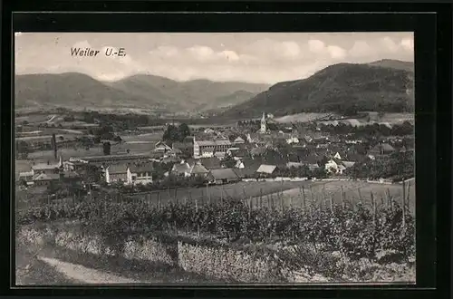 AK Weiler U.-E., Vue panoramique