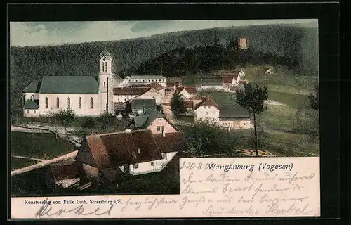AK Wangenburg / Vogesen, Vue panoramique
