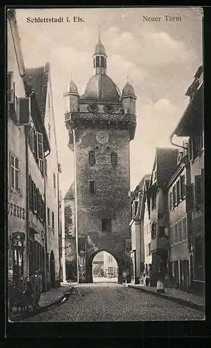 AK Schlettstadt i. Els., Neuer Turm