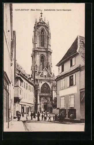 AK Schlestadt, Cathédrale Saint Georges