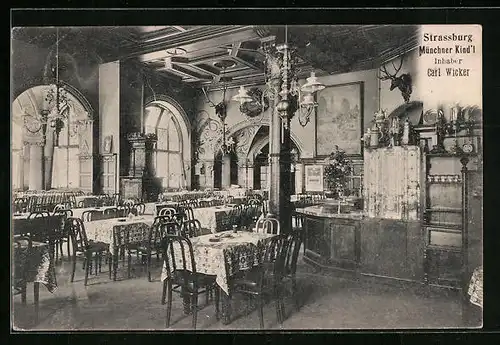 AK Strassburg, Gasthaus Münchner Kind`l