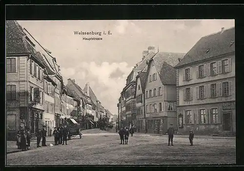 AK Weissenburg i. E., Hauptstrasse