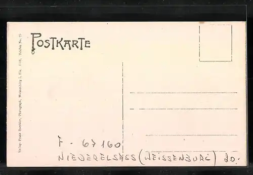 AK Weissenburg i. Els., Anselmannstaden