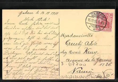 AK Zabern, Hauptstrasse