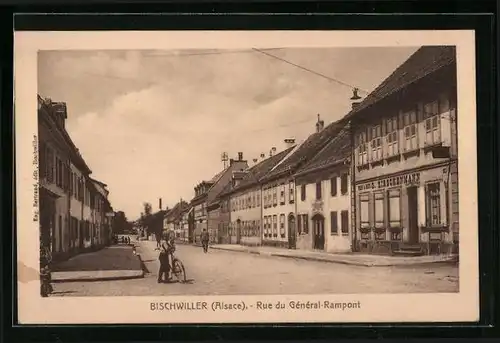 AK Bischwiller /Alsace, Rue du General-Rampont