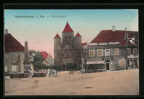 AK Maursmünster i. E., Marktplatz