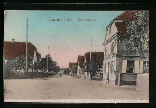AK Wanzenau i. Els., Hauptstrasse