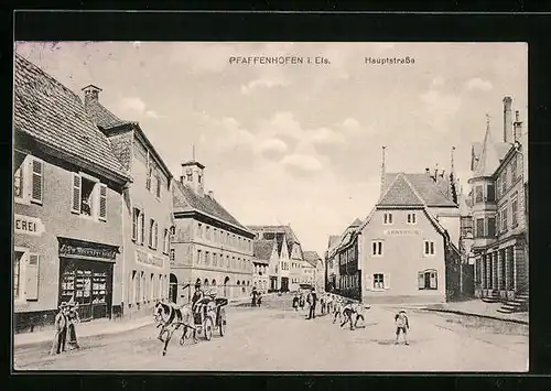 AK Pfaffenhofen i. Els., Hauptstrasse